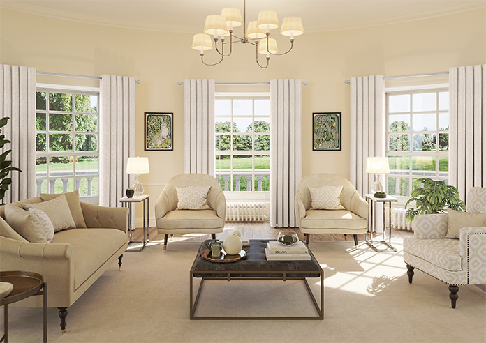 Tiverton, Ivory - Made to Measure Curtains - Image 13